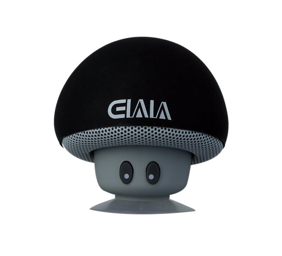 Elala Bluetooth Speaker, Cute Mini Speaker (Black)