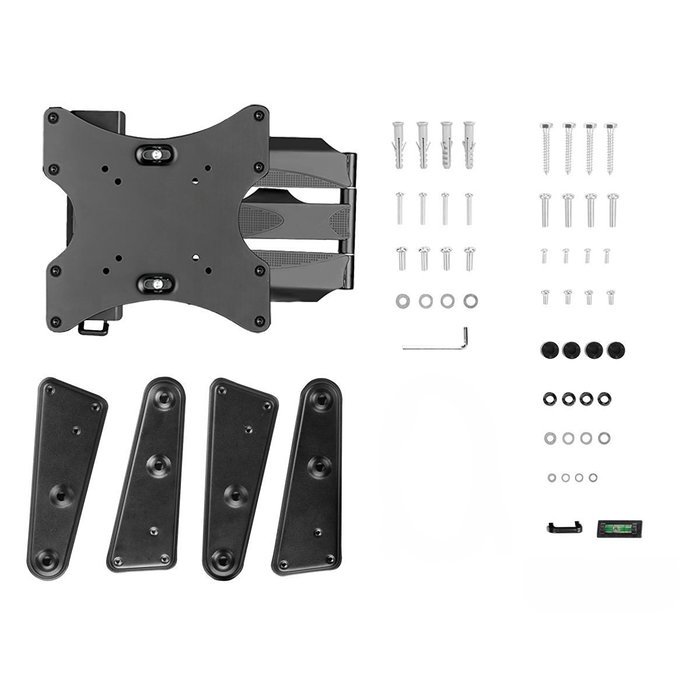 Suptek Articulating Full Motion Tv Wall Mount Bracket Ultra Slim Design Tilt Swivel & Rotation Feature For Most... N5