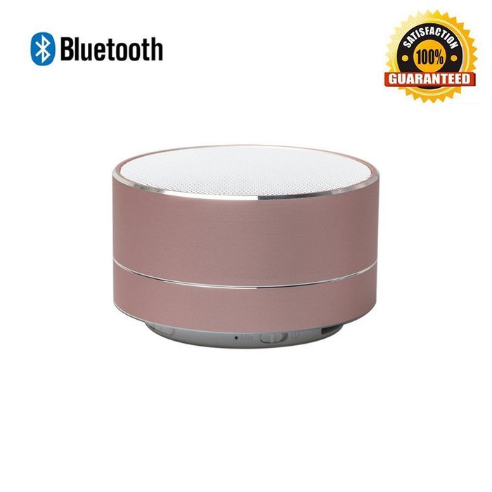 Bluetooth Speaker, GreenElec Mini Metal Enhanced Bass Wireless Portable Speaker With Built in Mic, USB and TF... N9