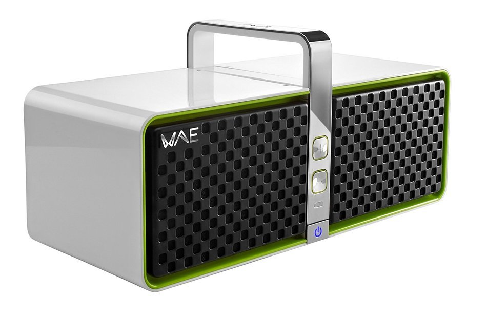 Hercules Wireless Bluetooth Speaker (White/Green)