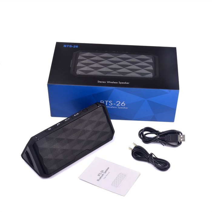 ENOD Bluetooth Speakers- 6W Wireless Portable Stereo Speaker with Two Acoustic Drivers, Strong Bass, High Definition... N8