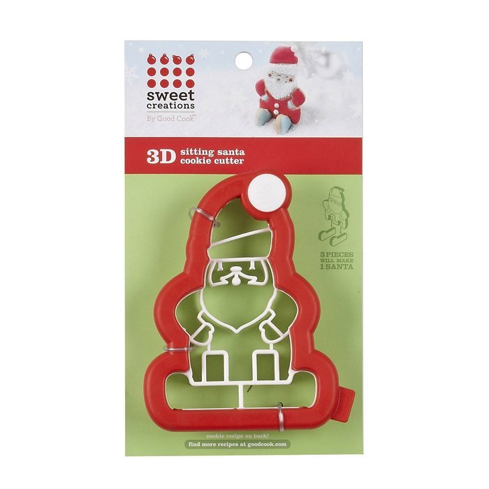 Sweet Creations 3D Mini Santa Cookie Cutter Kit N3