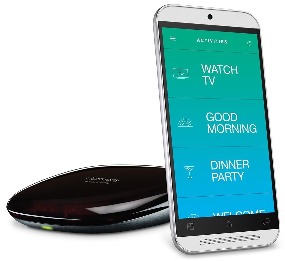 Logitech Harmony Home Hub for Smartphone Control of 8 Home Entertainment and Automation Devices, works with Alexa N2