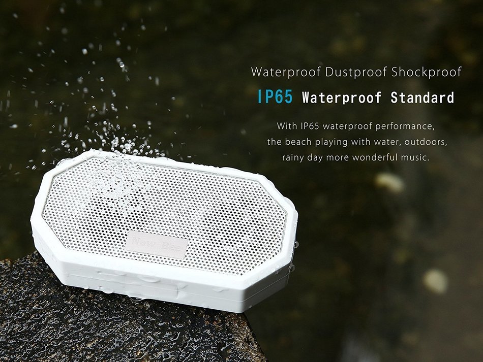 Waterproof Bluetooth Speakers, Fuleadture Portable CSR 4.0 Wireless Bluetooth IP66 Mini Outdoor & Shower Speaker... N13