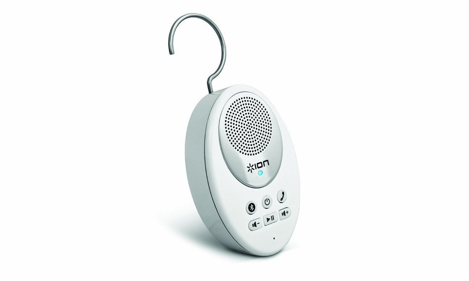 ION Audio Sound Splash | Wireless Water-Resistant Bluetooth Speaker with Built-In Mic & Call Answering N4