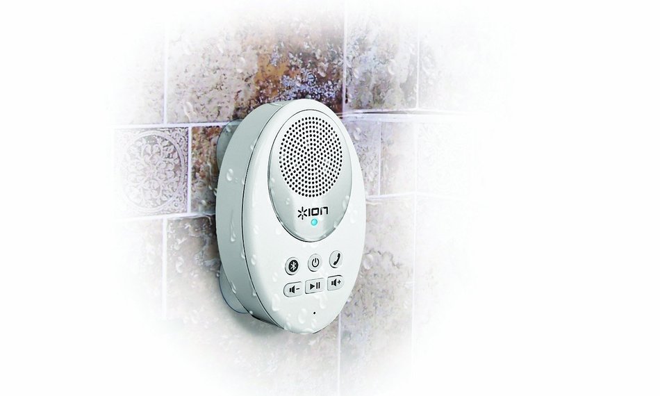 ION Audio Sound Splash | Wireless Water-Resistant Bluetooth Speaker with Built-In Mic & Call Answering N5
