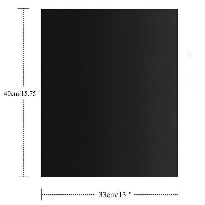 niceEshop(TM) Set of 3 Non-Stick BBQ Grill Mat Heat Resistant Barbecue Sheets For Grilling Meat, Veggies, Seafoodd N11