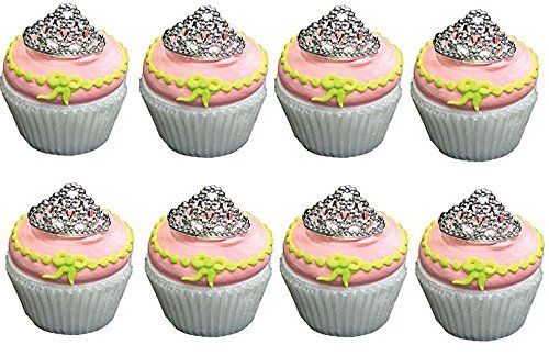 Cakesupplyshop Item#9856 Princess Crown Tiara Cupcake Decoration Layon Toppers