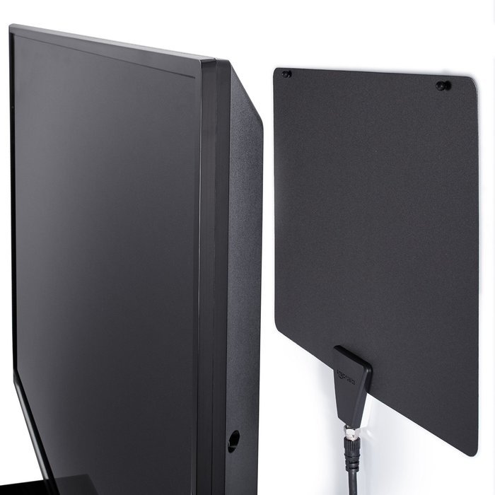 AmazonBasics Ultra Thin Indoor TV Antenna - 35 Mile Range N2