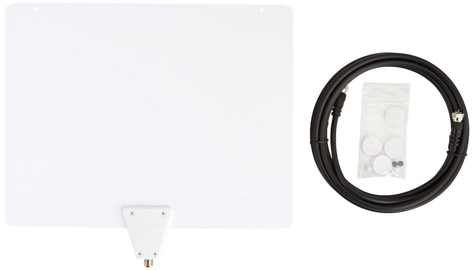 AmazonBasics Ultra Thin Indoor TV Antenna - 35 Mile Range N5