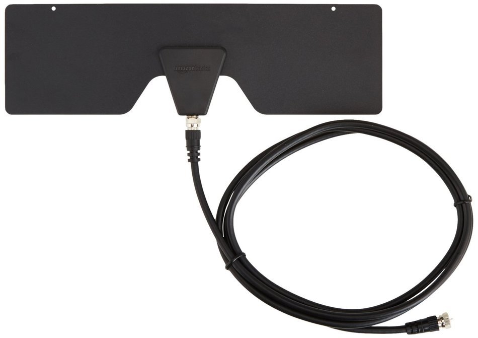 AmazonBasics Ultra Thin Indoor TV Antenna - 35 Mile Range N8