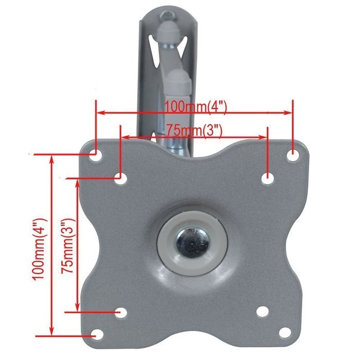 VideoSecu Articulating Arm Wall Mount for 15 to 27-Inch Panel ML12B, Black N10