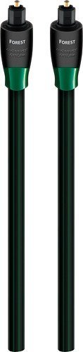 AudioQuest - OptiLink Forest 2.5' In-Wall Optical Cable - Black/Green