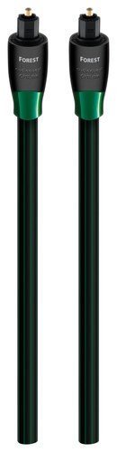 AudioQuest - OptiLink Forest 2.5' In-Wall Optical Cable - Black/Green N2