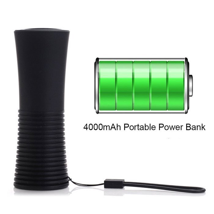 Micropromo 2 in 1 Mini Wireless Bluetooth Waterproof Dustproof Stereo Speaker Also 4000mAh Portable Power Bank... N6