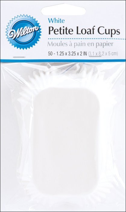 Wilton Petite Loaf Baking Cups, White