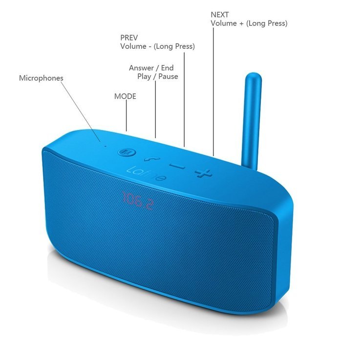 GranVela F11 Dual-Driver Portable Bluetooth Wireless Ultra Long Stereo Enhanced Bass Speaker with built-in Microphone... N4