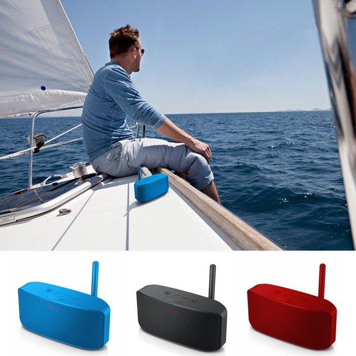 GranVela F11 Dual-Driver Portable Bluetooth Wireless Ultra Long Stereo Enhanced Bass Speaker with built-in Microphone... N6