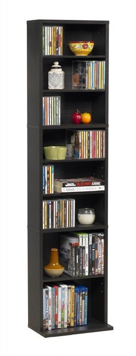 Atlantic Summit Media Cabinet 261CD/114DVD/132BluRay/Games Espresso N2
