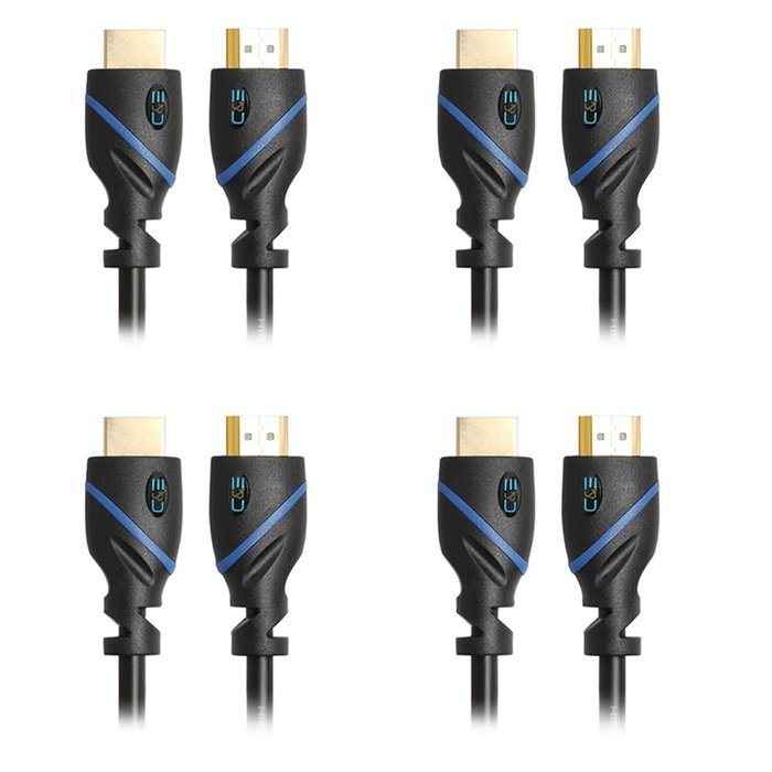 C&E High HDMI Cable 75 Feet with Built-in Signal Booster Supports 3D & Audio Return Channel Full HD, CNE514307 N2
