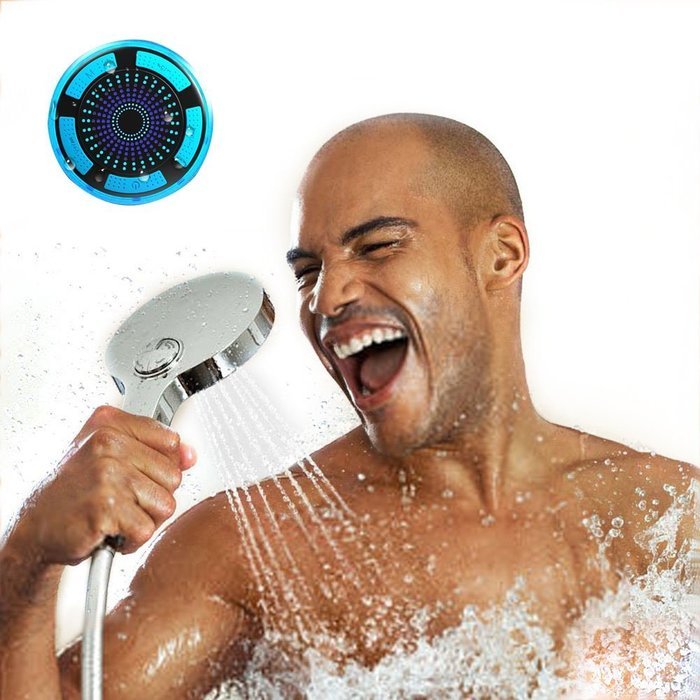 [IP67 Certified] Bluetooth Shower Waterproof Speaker - BOOMER VIVI Water Resistant Wireless Speaker with Suction... N6
