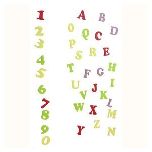 FMM Upper and Lower Case Art Deco Letters & Numbers Cutters Set N2