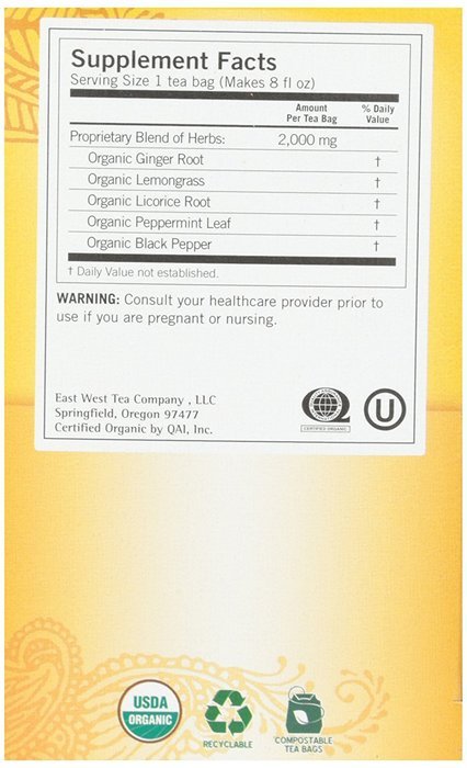 Yogi Tea Ginger, Herbal Supplement, Tea Bags, 16 ct