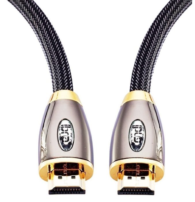 IBRA&reg; 5 Feet High Speed PRO GOLD RED HDMI v2.0/1.4a Cable 3D PS4 2160p 4K Ultra HD (1.5M/5 Feet) N20
