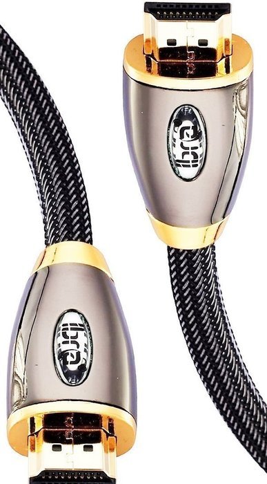 IBRA&reg; 5 Feet High Speed PRO GOLD RED HDMI v2.0/1.4a Cable 3D PS4 2160p 4K Ultra HD (1.5M/5 Feet) N44