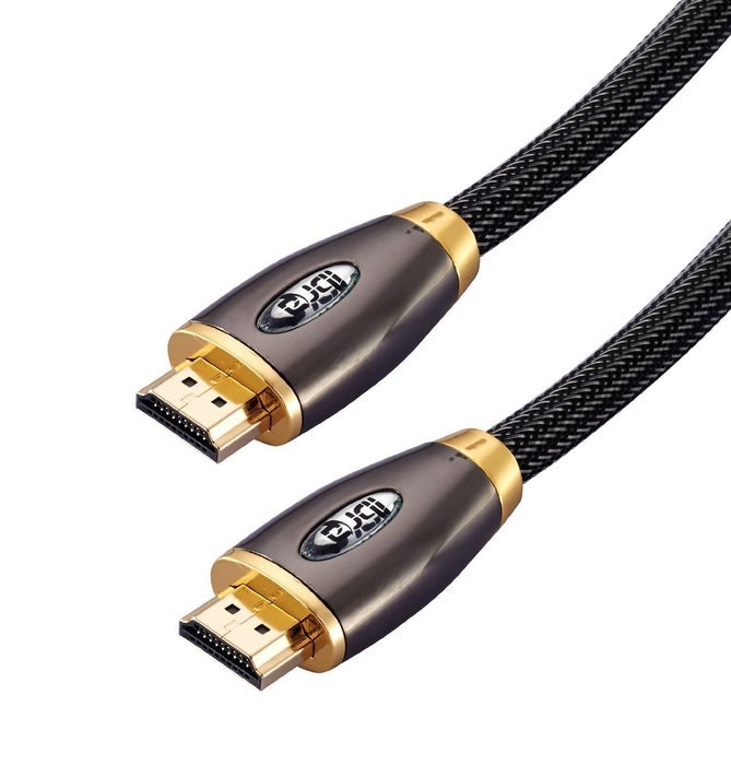 IBRA&reg; 5 Feet High Speed PRO GOLD RED HDMI v2.0/1.4a Cable 3D PS4 2160p 4K Ultra HD (1.5M/5 Feet) N45