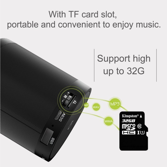 ZEALOT ShockWave S5 Bluetooth 4.0 Portable Long Play Time Wireless Speaker, Powerful Output with Enhanced Bass... N2