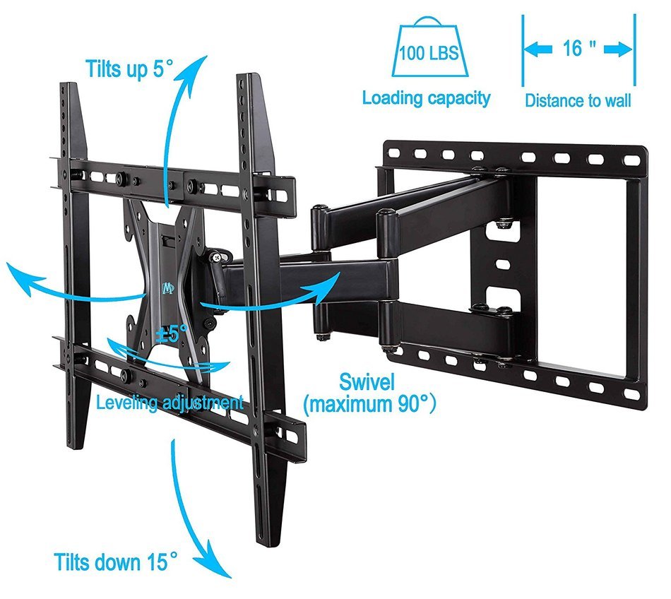 Mounting Dream MD2296 UL Certified TV Wall Mount Bracket for most 42-70 Inch LED, LCD and OLED Flat Screen TV,... N3