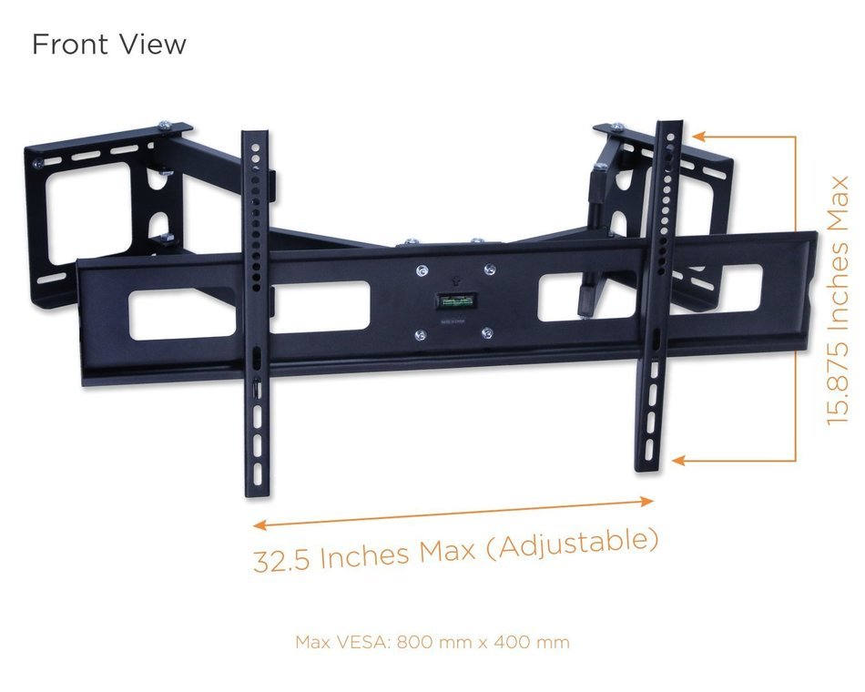 Mount-It! MI-484C Articulating Corner Mount for TV Premium Swivel Full Motion Wall Bracket for 37-63 inch Screen... N3