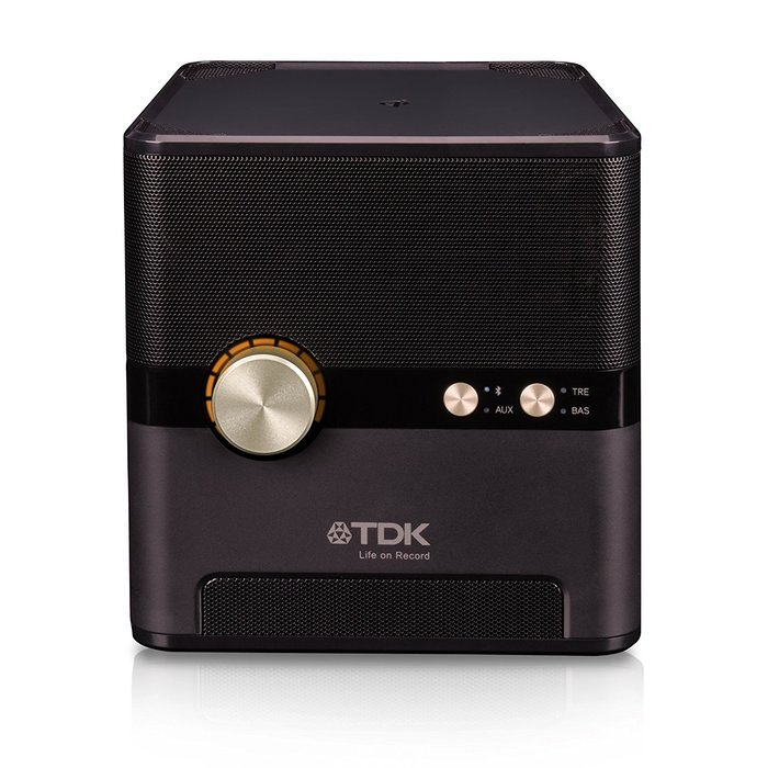 TDK Life On Record Bluetooth Wireless Charging Speaker (Black)