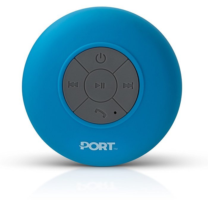 PORT Water Proof Bluetooth 3.0 Speaker, Water Resistant Mini Wireless Shower Speaker, Handsfree Portable Speakerphone... N9