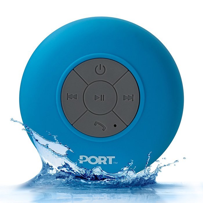 PORT Water Proof Bluetooth 3.0 Speaker, Water Resistant Mini Wireless Shower Speaker, Handsfree Portable Speakerphone... N16
