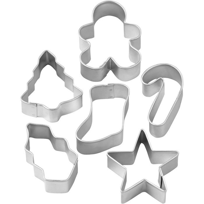 Wilton 6 Piece Christmas Cookie Cutter Set N2 Free Image Download 8224