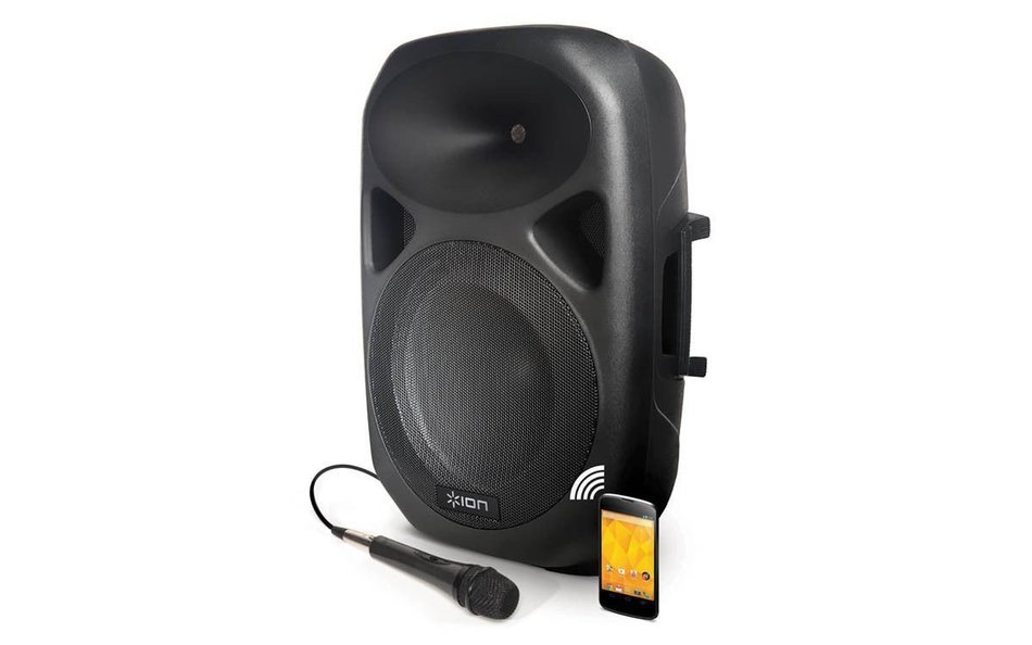ION Audio Total PA | 300W Multisource Bluetooth Loudspeaker with Mic & Cable (FM Radio, XLR, 1/4", 1/8", USB,...