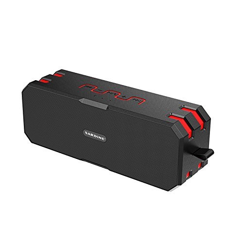 Original SARDINE F4 Wireless Bluetooth IP67 Waterproof Super Bass Speaker With Mic Built-in 5200mAh Battery Color...