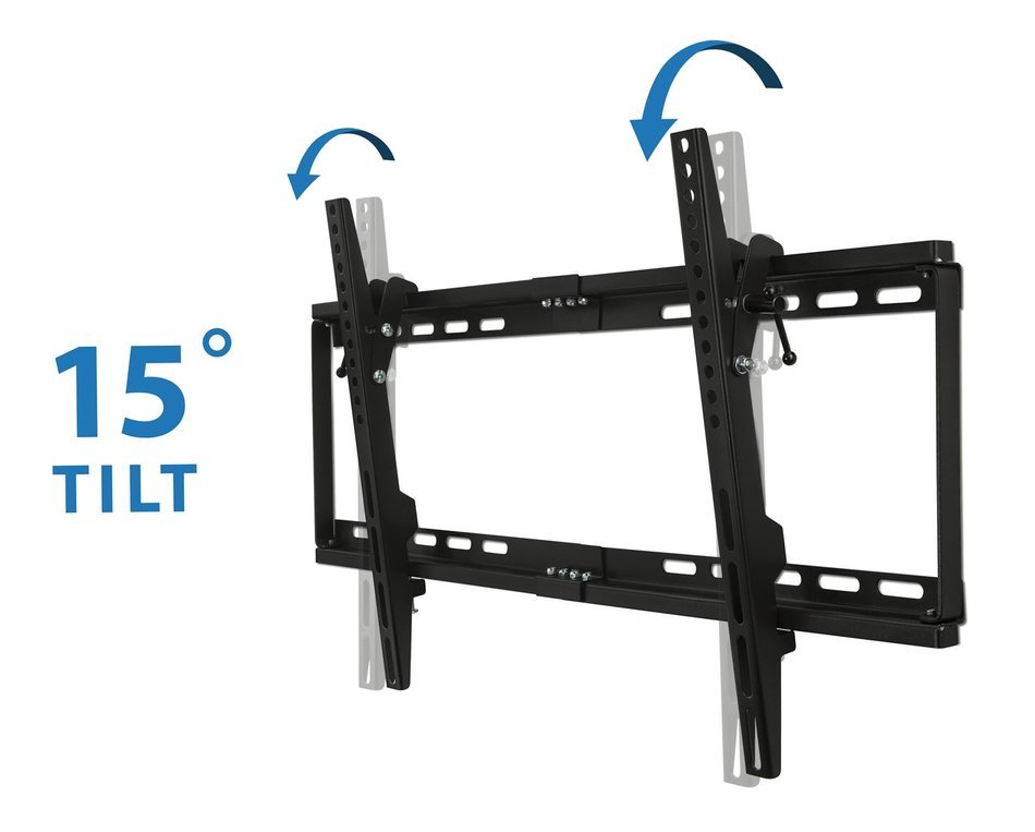 Mount-It! TV Wall Mount Bracket Low Profile Tilt Design for 32 to 65 Inch LCD/LED/4K TVs, VESA 600x400 mm (MI-... N9