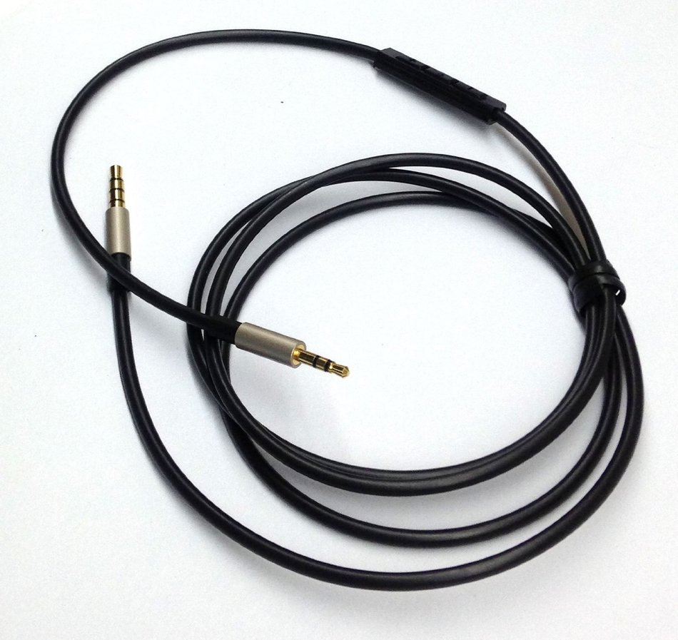 Black Replacement cable with Remote volume control & Mic for iphone ipod ipad to Bose SoundTrue On-Ear around-ear...