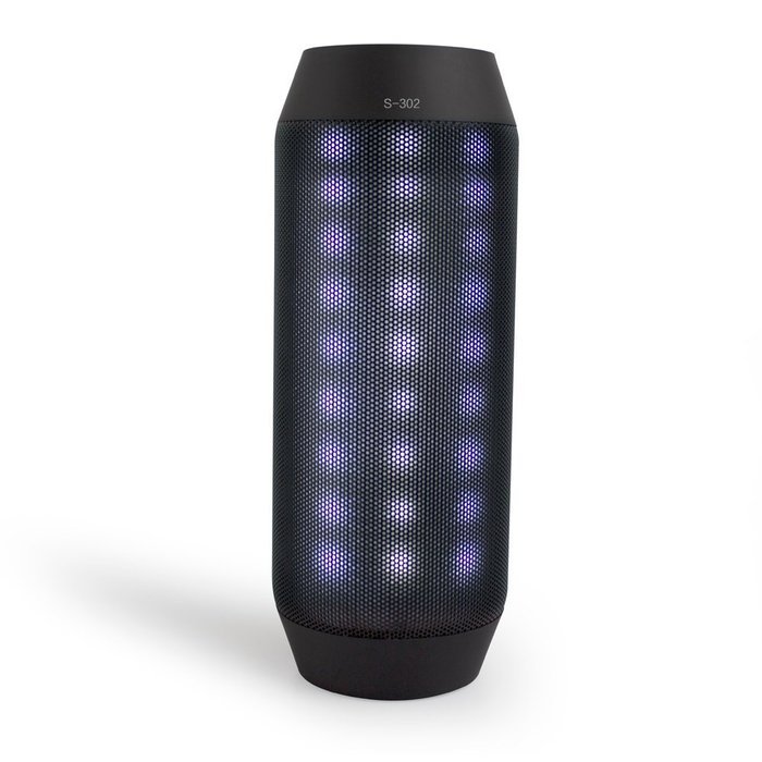 V.one Portable Wireless Bluetooth Speaker with Microphone Led Flashlight Fm Radio Hi-Fi Hands-free Function Support... N18