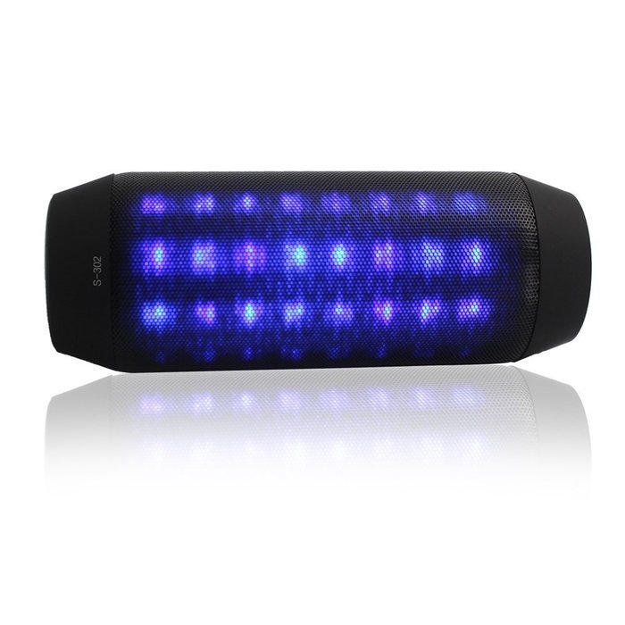V.one Portable Wireless Bluetooth Speaker with Microphone Led Flashlight Fm Radio Hi-Fi Hands-free Function Support... N19