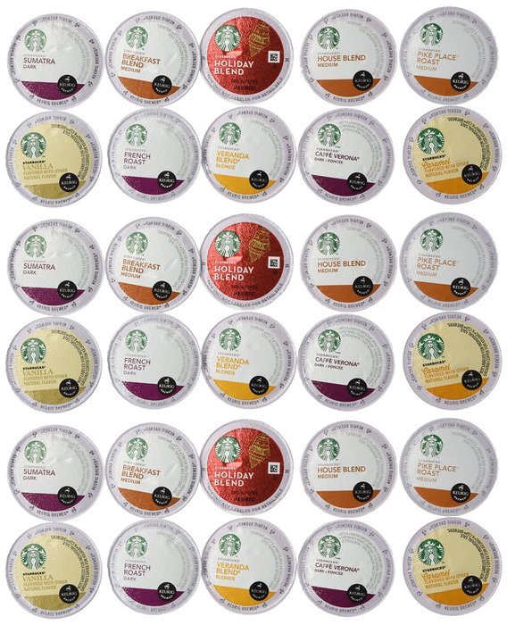 30 Count - Variety Pack of Starbucks Coffee K-Cups for All Keurig K Cup Brewers - (10 flavors, No DECAF, 3 K Cups...