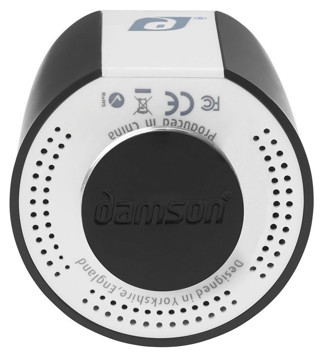 Damson Audio Jet Portable Wireless Bluetooth Stereo Speaker Pair - Black and White N4