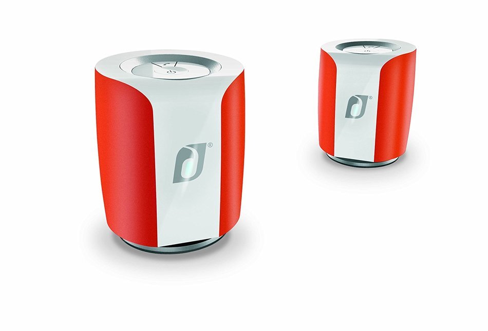 Damson Audio Jet Portable Wireless Bluetooth Stereo Speaker Pair - Black and White N10