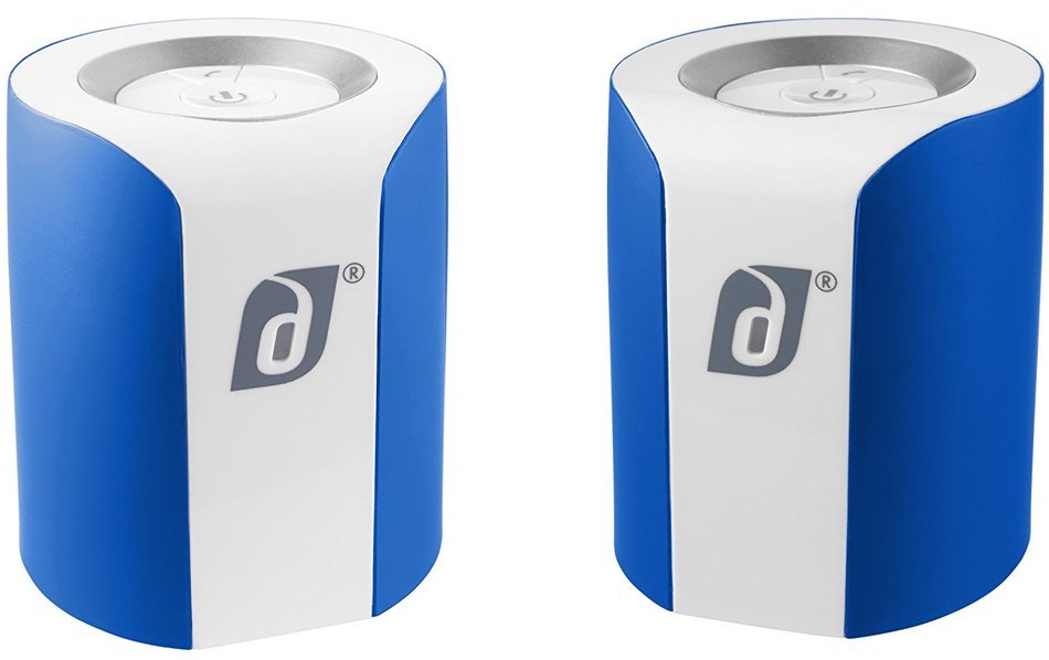 Damson Audio Jet Portable Wireless Bluetooth Stereo Speaker Pair - Black and White N20