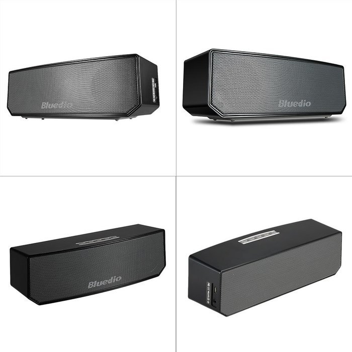Bluedio BS-3 Wireless Stereo Bluetooth Speaker Bluetooth 4.1 Subwoofer 3D Sound Effect 3.5mm Audio Hands-free... N2