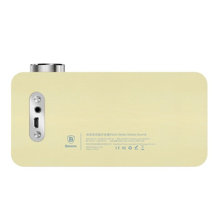 Baseus FW-01 Forsic Series Stereo Sound Bluetooth Speaker Portable Audio Player Sound Box Bluetooth V4.0 Hands-free... N3