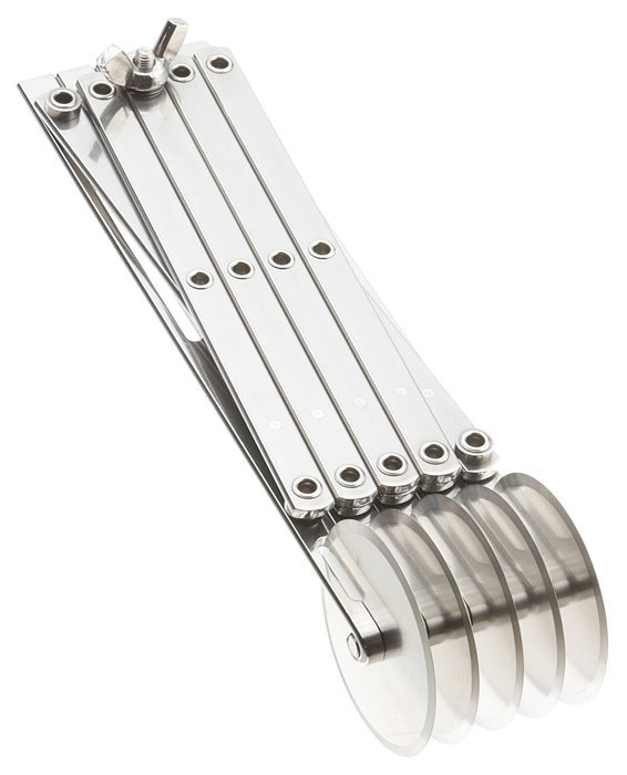 Ateco 5 Wheel Stainless Steel Cutter, 2 1/8 Inch Wheels N2